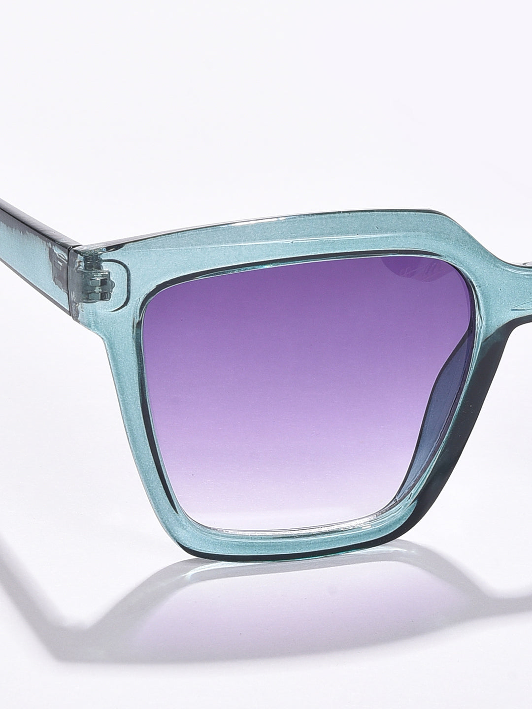 Purple Lens Green Wayfarer Sunglasses