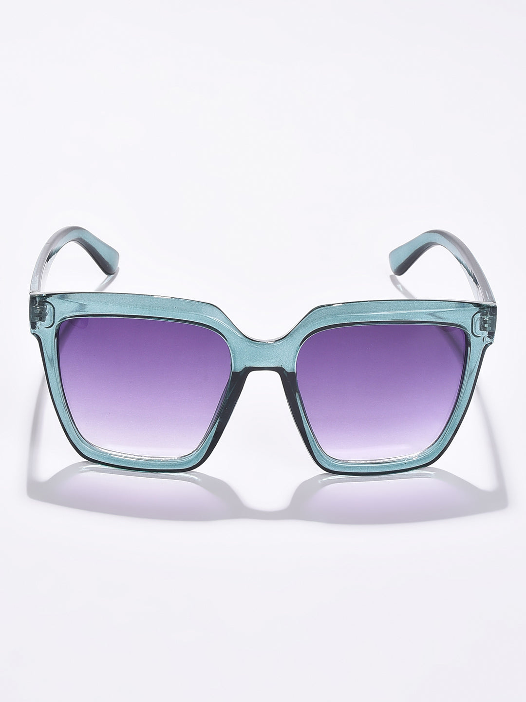 Purple Lens Green Wayfarer Sunglasses