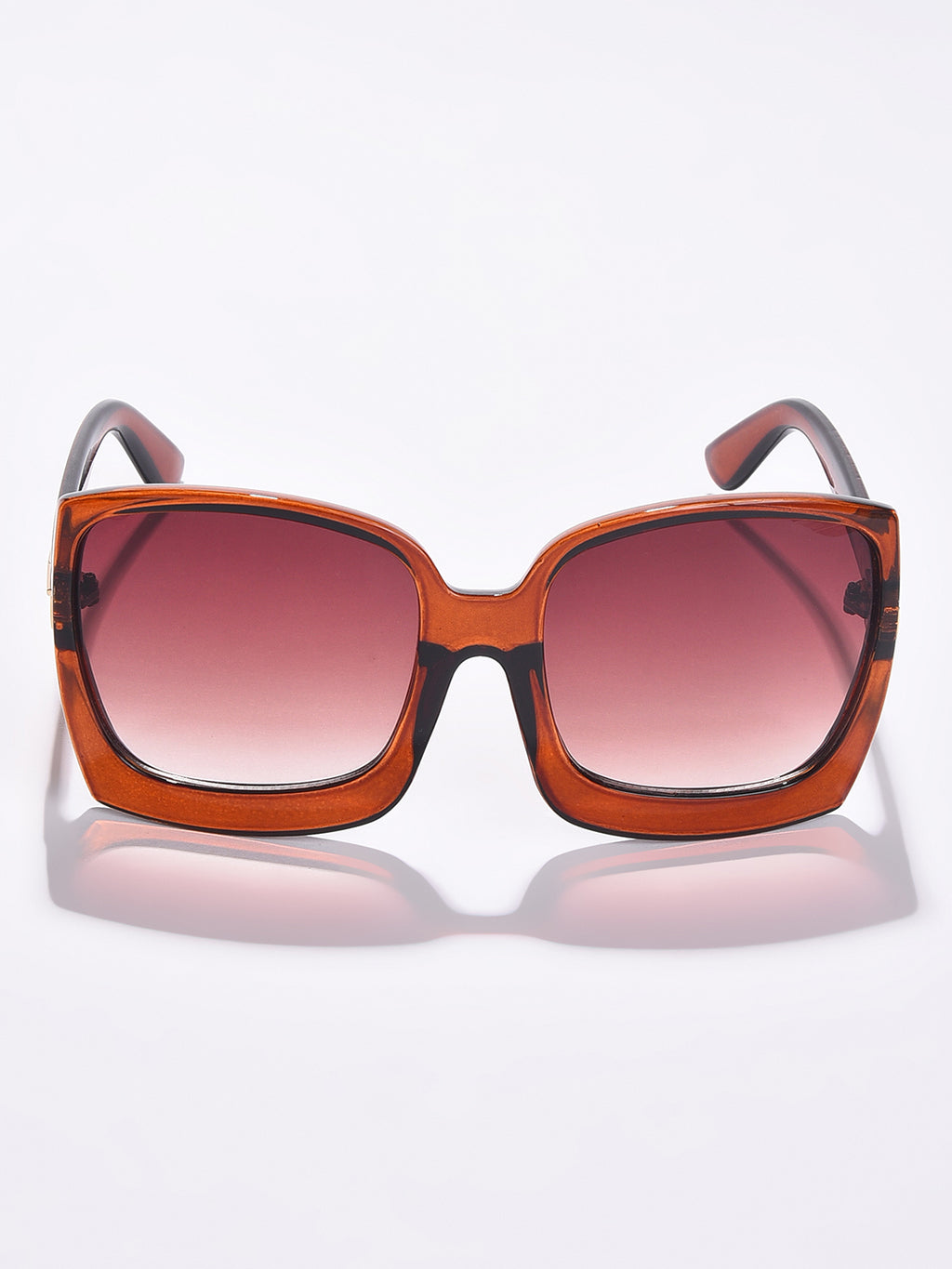 Brown Lens Brown Oversized Sunglasses