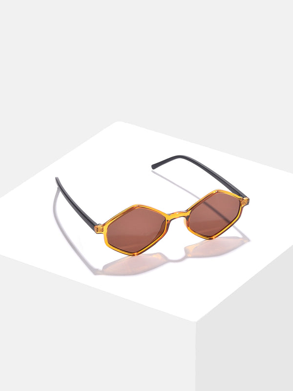 Brown Lens Yellow Other Sunglasses