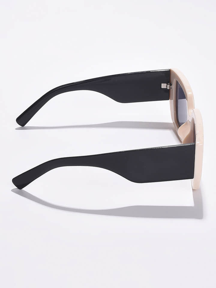 WOMEN BLACK LENS BLACK BUTTERFLY SUNGLASSES