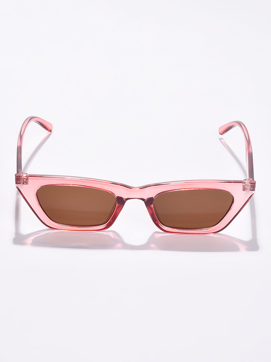 Brown Lens Pink Butterfly Sunglasses