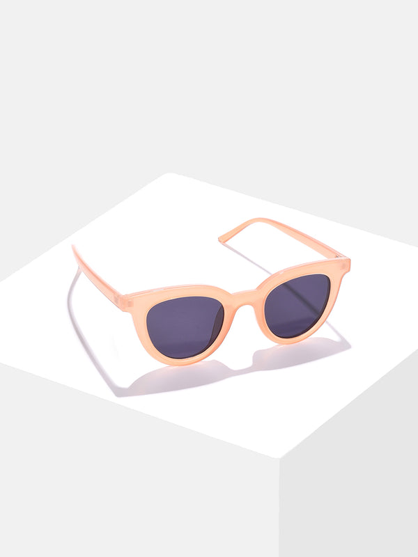 Black Lens Pink Cateye Sunglasses