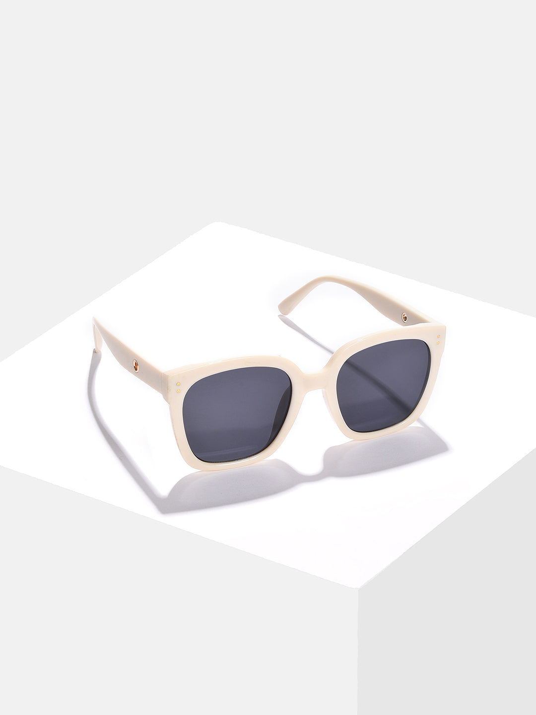 Black Lens White Butterfly Sunglasses