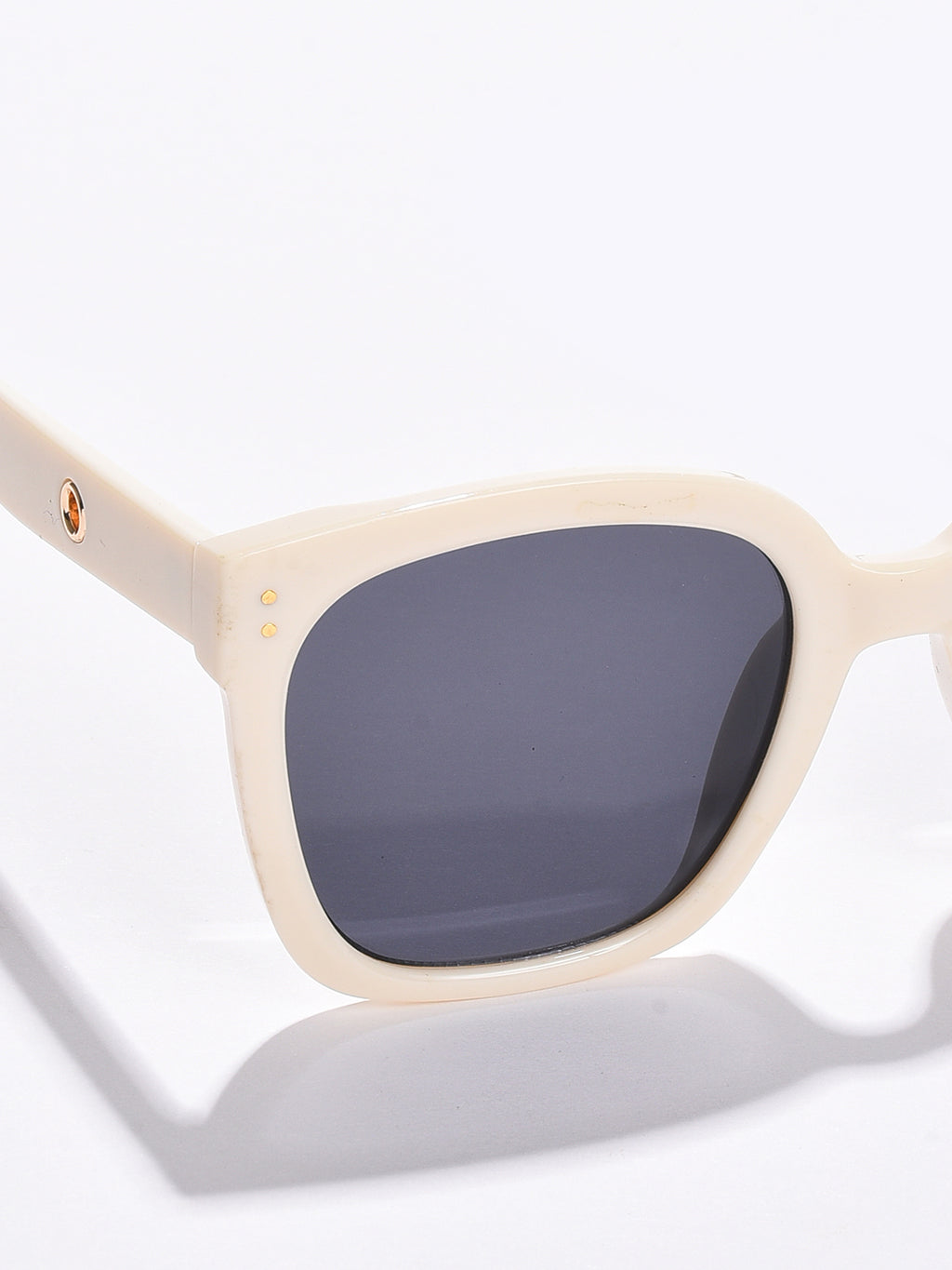 Black Lens White Butterfly Sunglasses