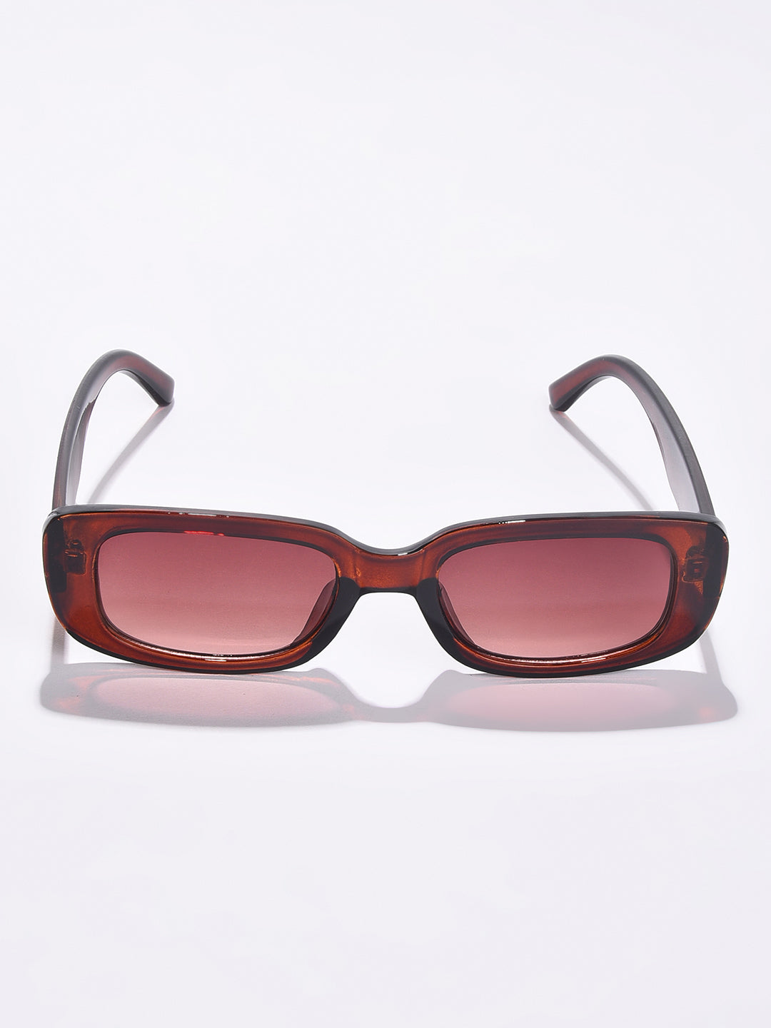 Brown Lens Brown Rectangle Sunglasses