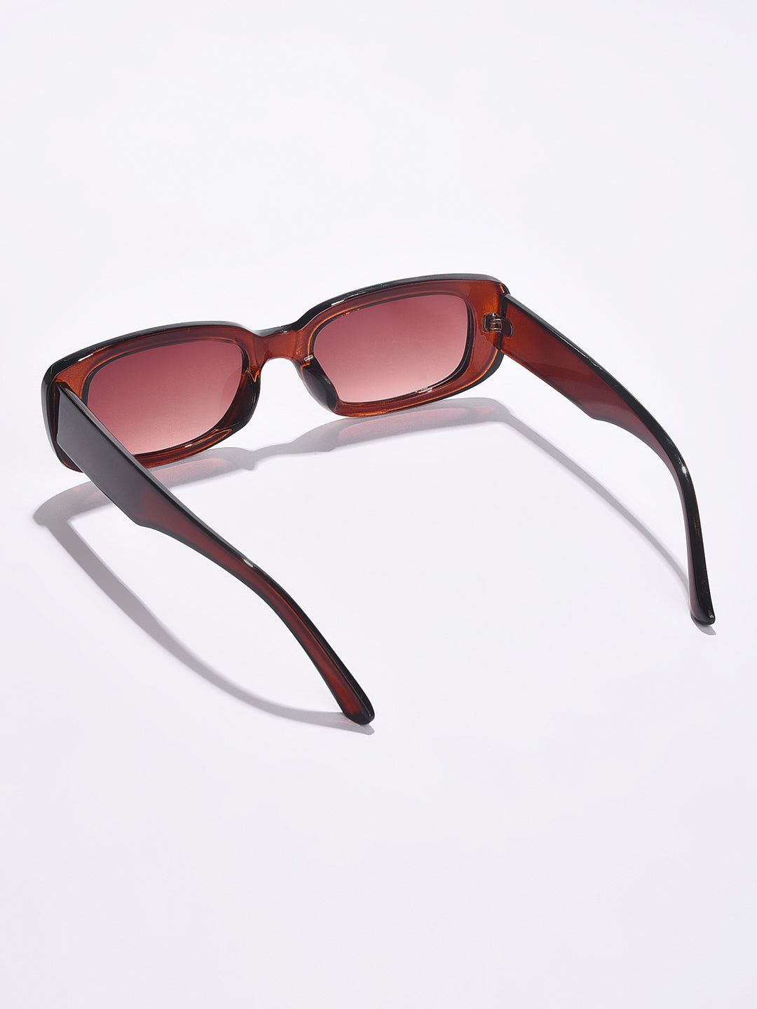 Brown Lens Brown Rectangle Sunglasses