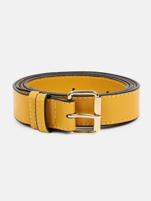 On-The-Go Glamour Yellow Belt Bag