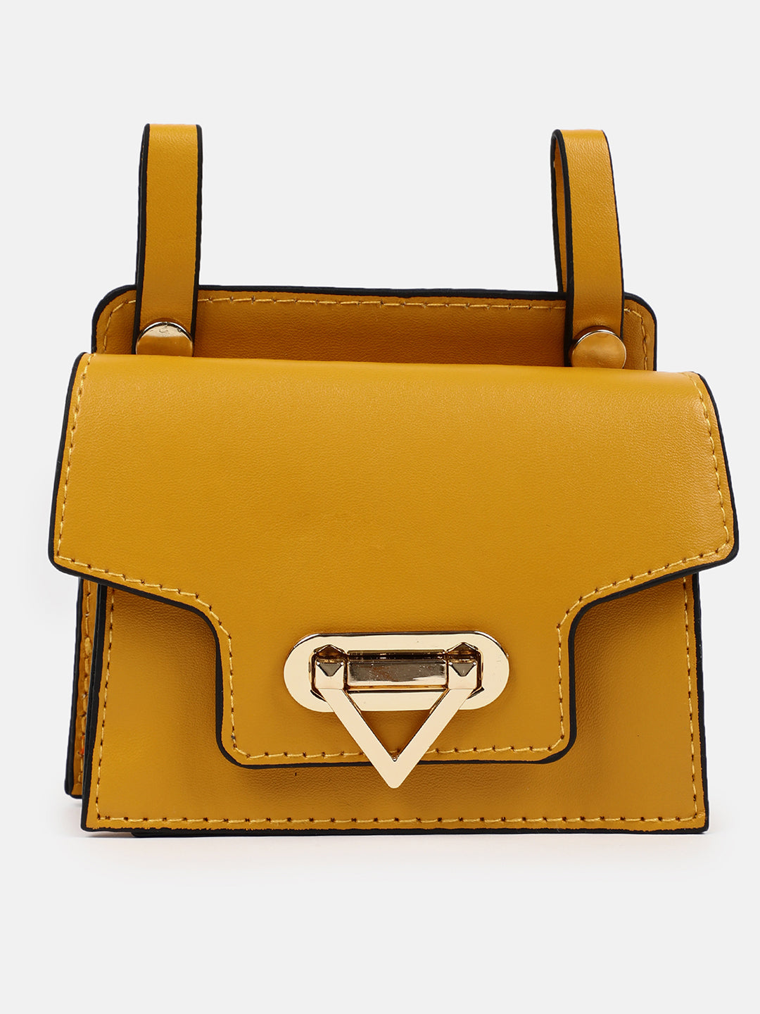 On-The-Go Glamour Yellow Belt Bag