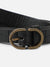 Solid Black Waist Belt