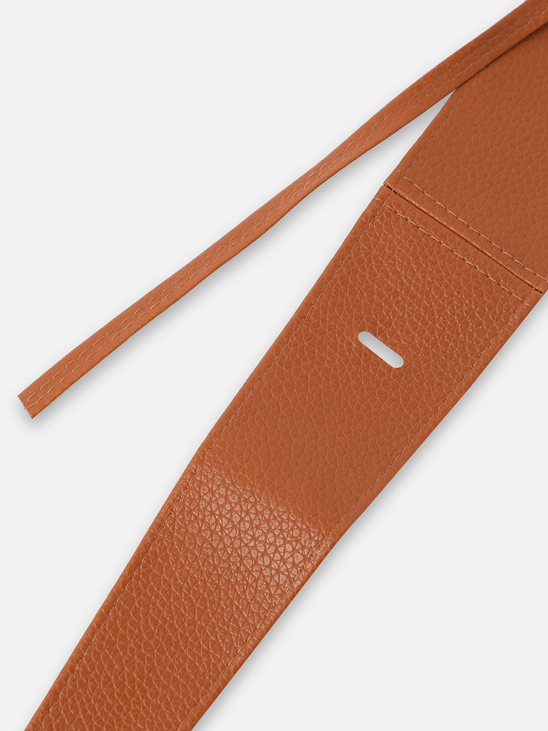 Tan Solid Waist Belt