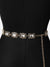 Women Gold Textured Waist Belt