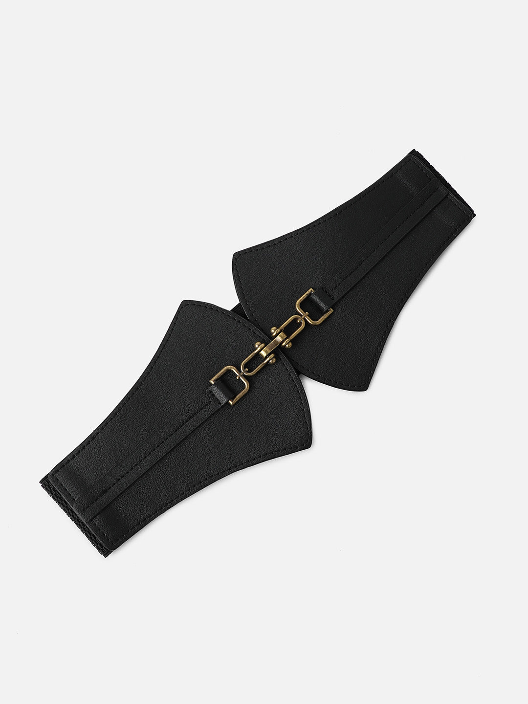 Solid Black Waist Belt