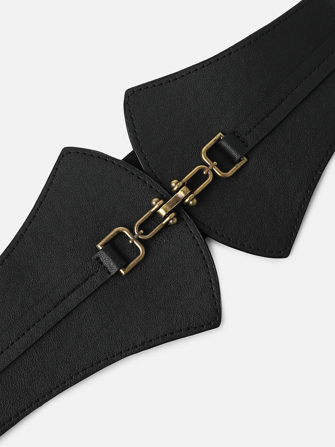 Solid Black Waist Belt