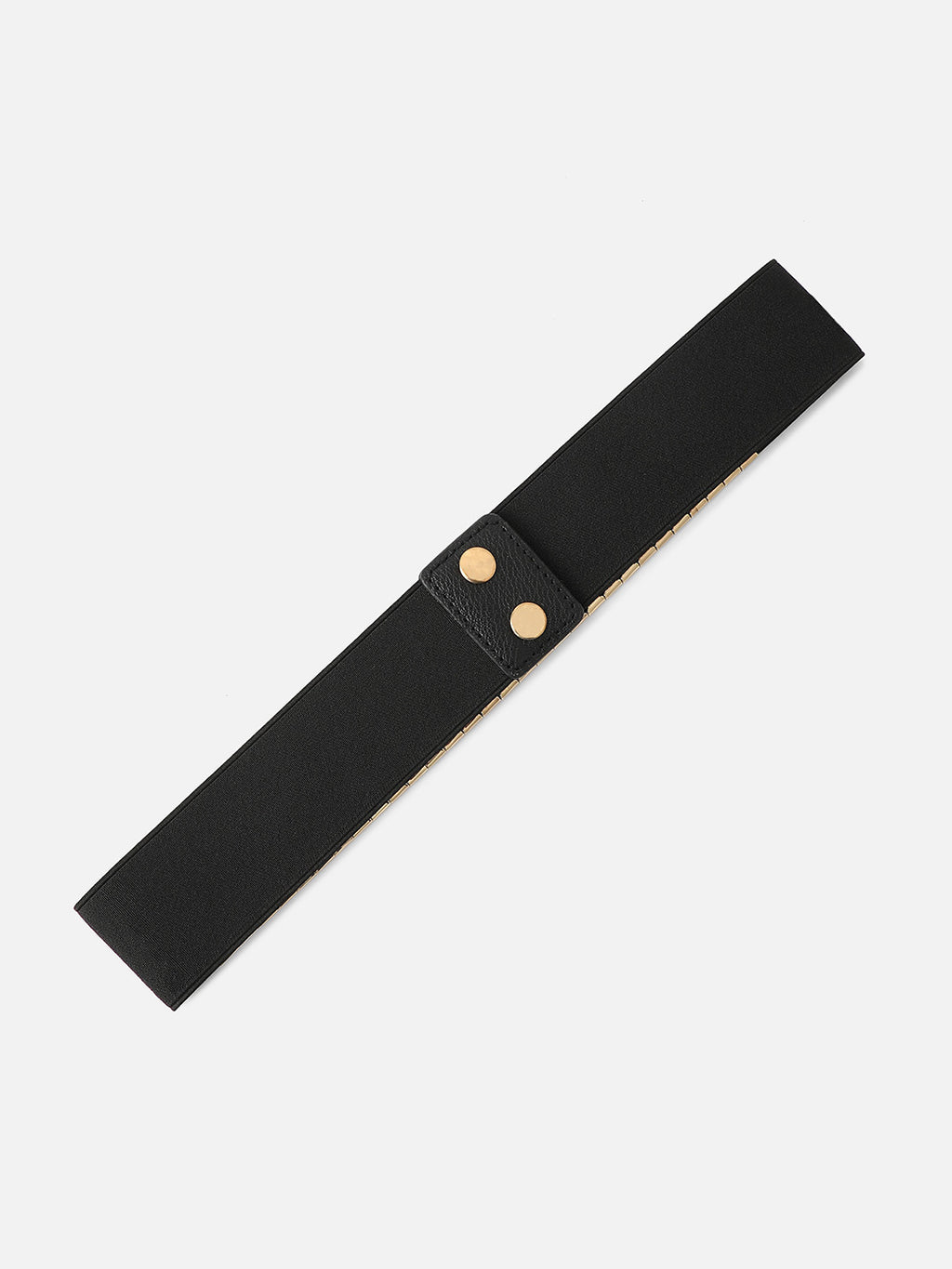 Gold Textured Waist Belt