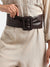 Women Brown Solid  Waist Belt