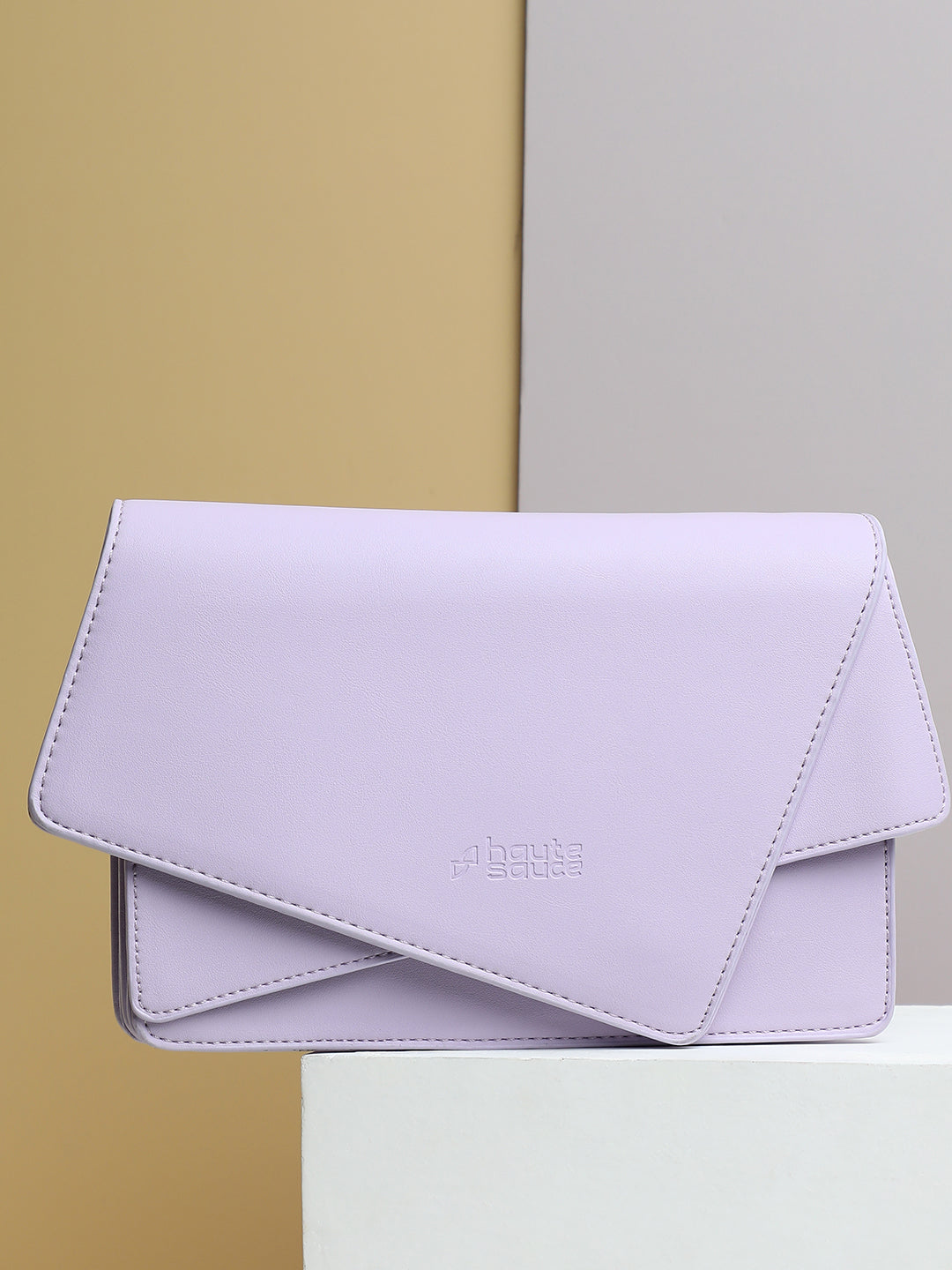 Quirky Line Clutch