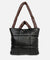 Mystical Quilted Black Tote Bag