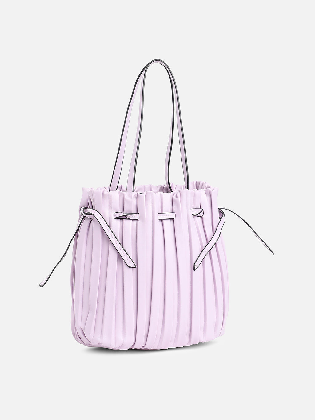 Tug-And-Go Lavender Bucket Bag