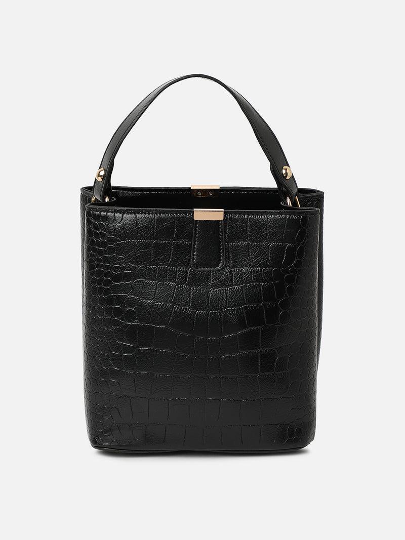 Infinity Black Tote Bag