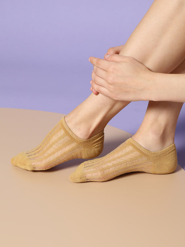 Set Of 5 Striped Ankle Length Socks