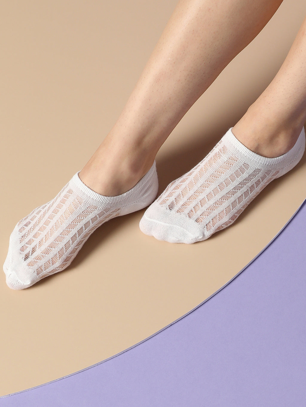 Set Of 5 Striped Ankle Length Socks