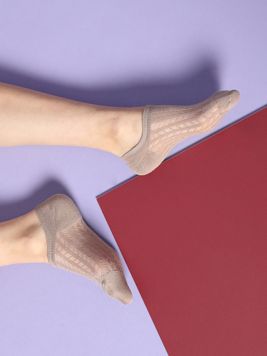 Set Of 5 Striped Ankle Length Socks