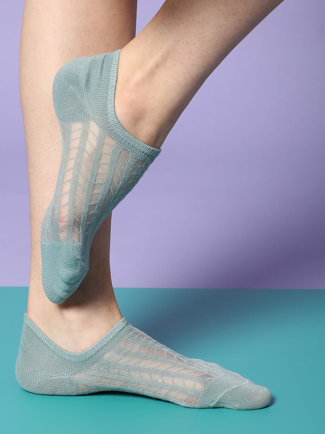 Set Of 5 Striped Ankle Length Socks