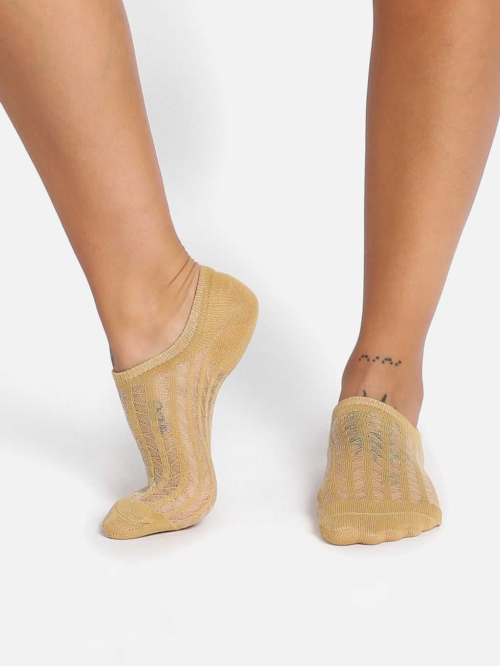 Set Of 5 Striped Ankle Length Socks