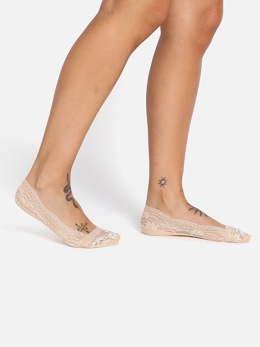 Set Of 5 Textured Ankle Length Socks