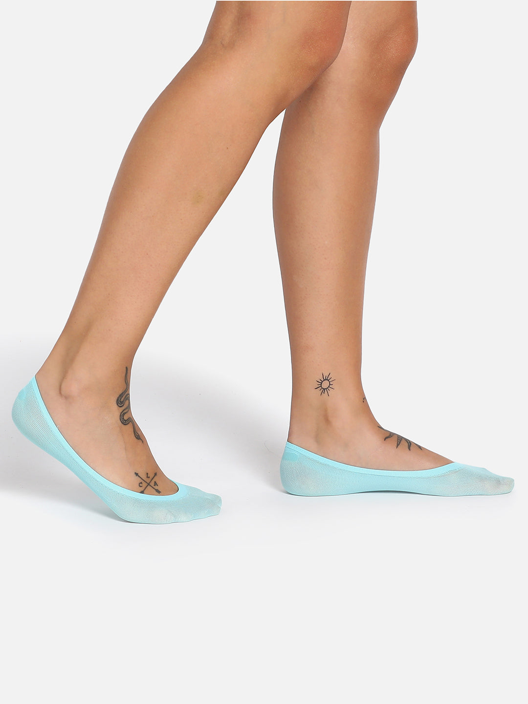 Set Of 3 Solid Ankle Length Socks