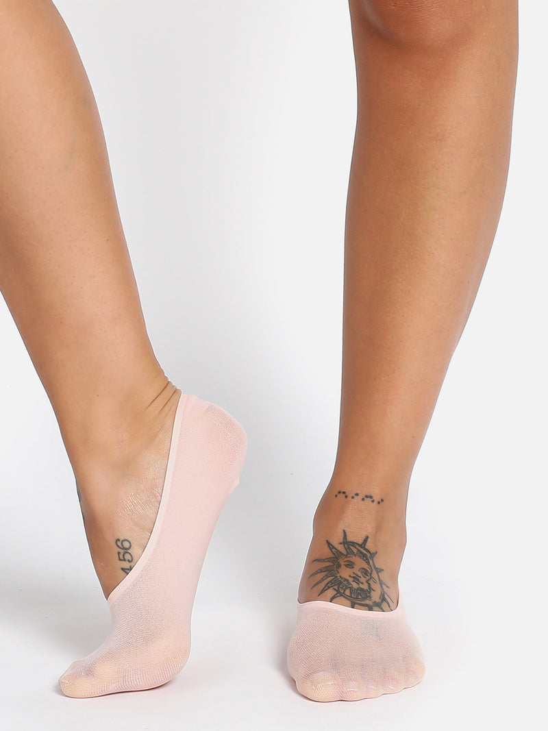 Set Of 3 Solid Ankle Length Socks