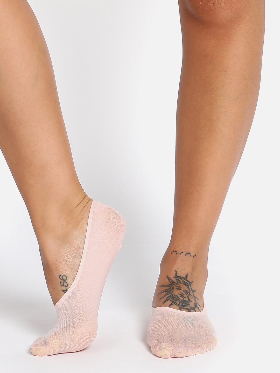 Set Of 3 Solid Ankle Length Socks
