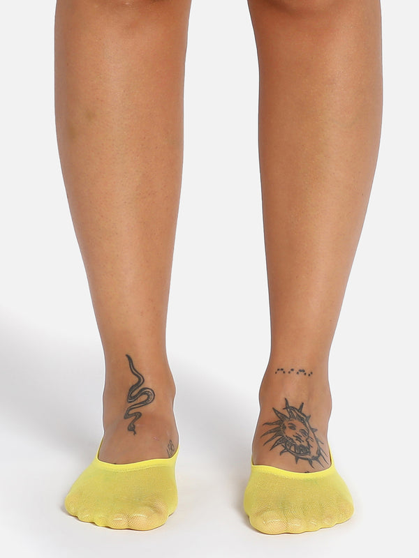 Set Of 3 Solid Ankle Length Socks