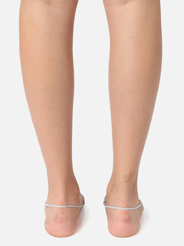 SET OF 3 TRANSPARENT TEXTURED SOCKS