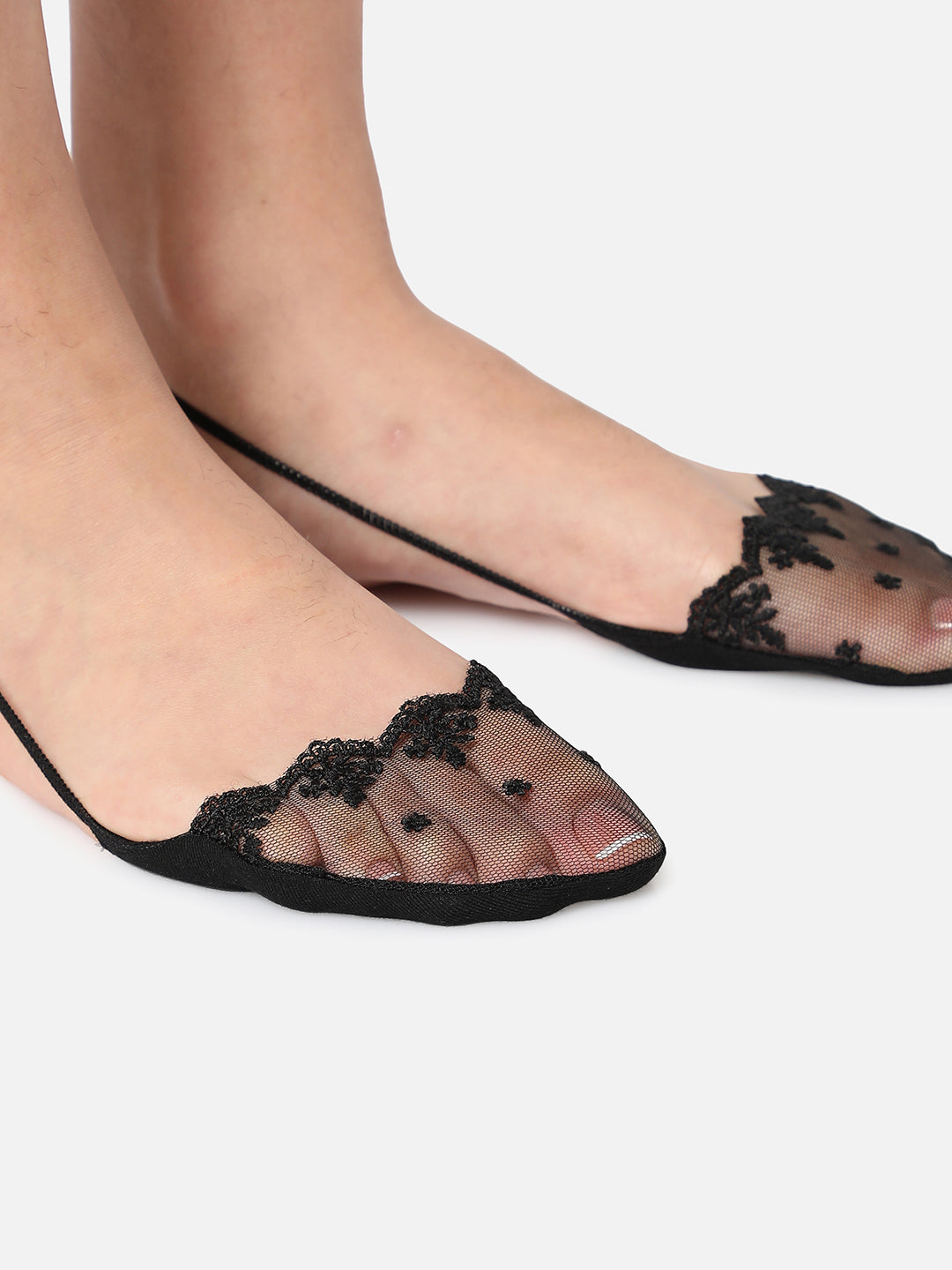 SET OF 3 TRANSPARENT TEXTURED SOCKS