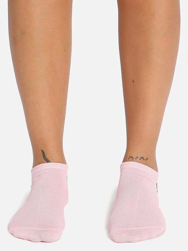 Set Of 3 Cute Snkle Length Socks