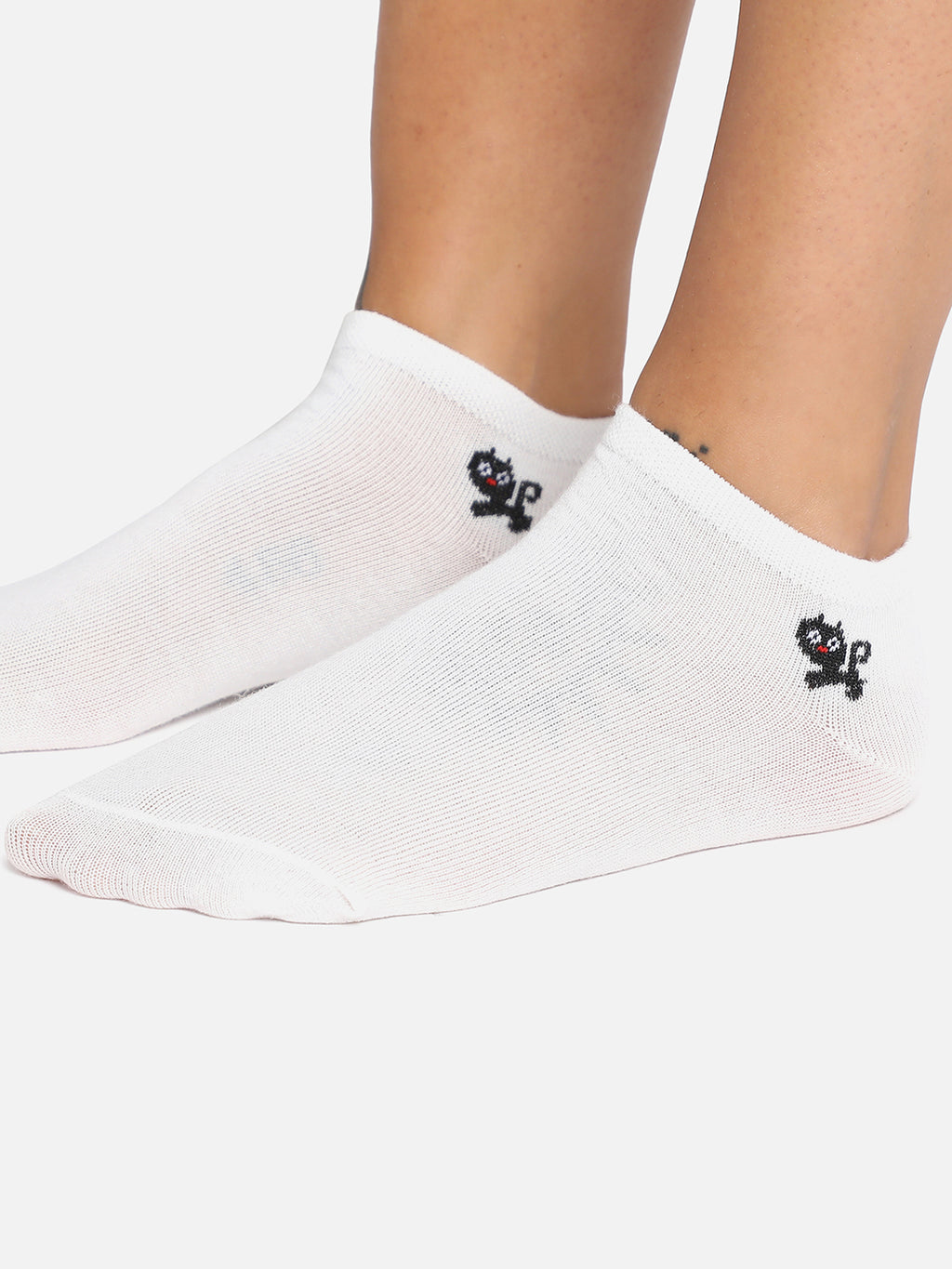 Set Of 3 Cute Snkle Length Socks