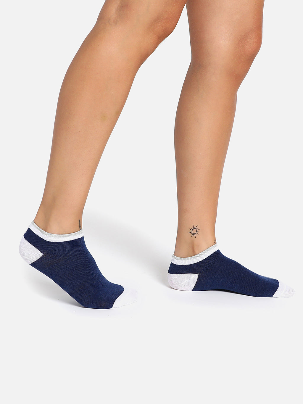 Set Of 3 Cute Snkle Length Socks