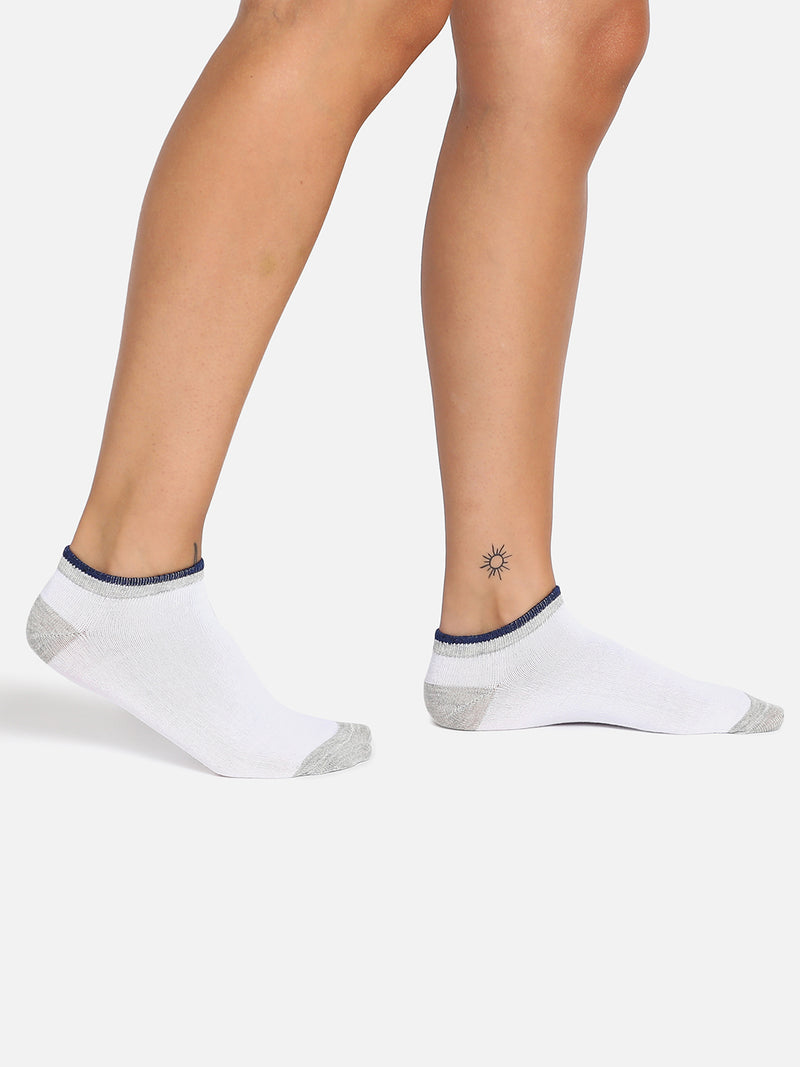 Set Of 3 Cute Snkle Length Socks