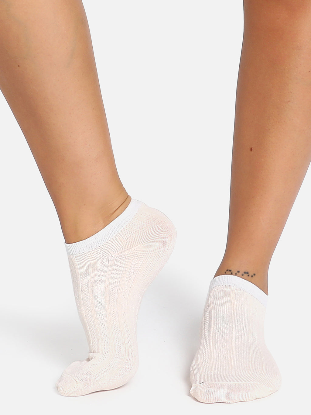 Set Of 3 Printed Ankle Length Socks