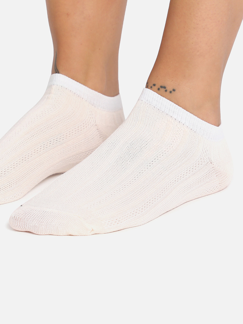 Set Of 3 Printed Ankle Length Socks