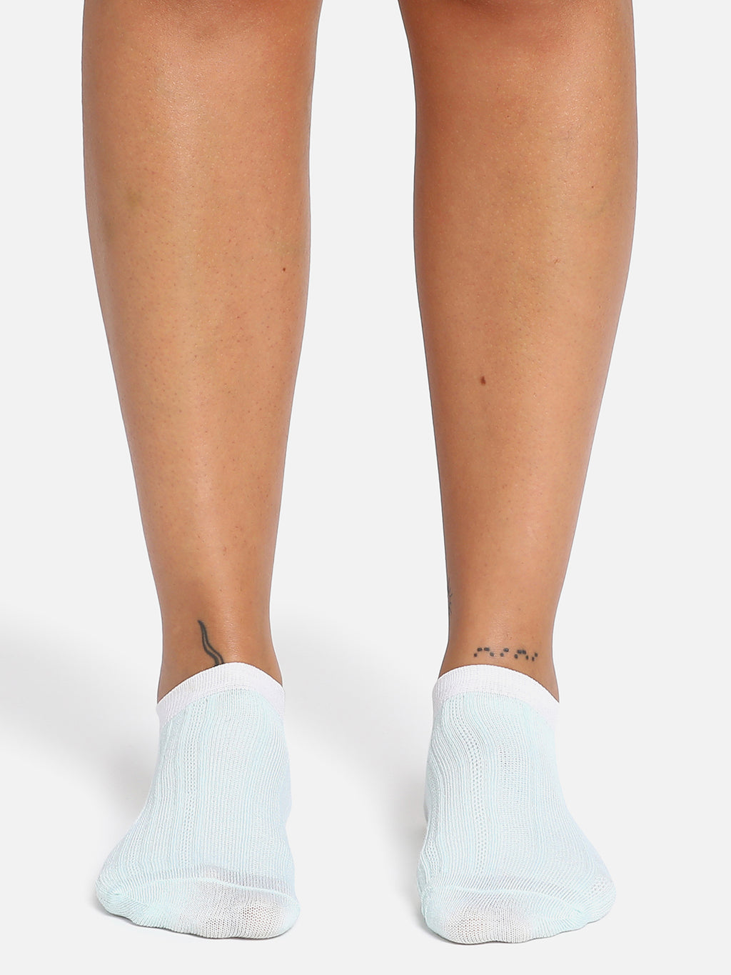 Set Of 3 Printed Ankle Length Socks