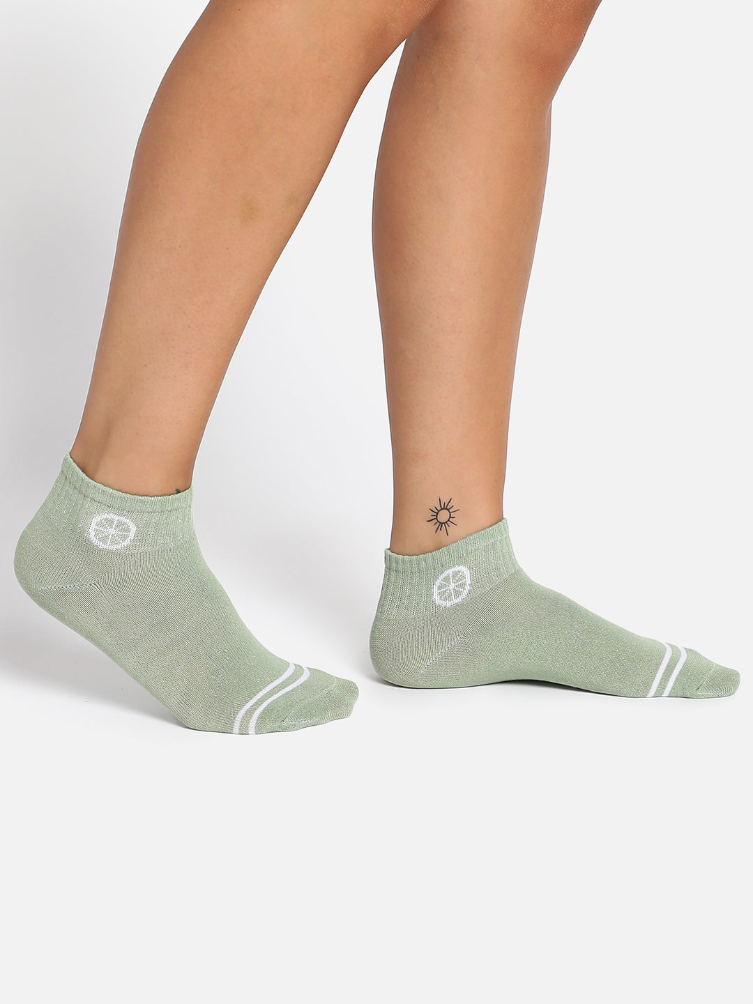 Set Of 3 Cute Ankle Length Socks