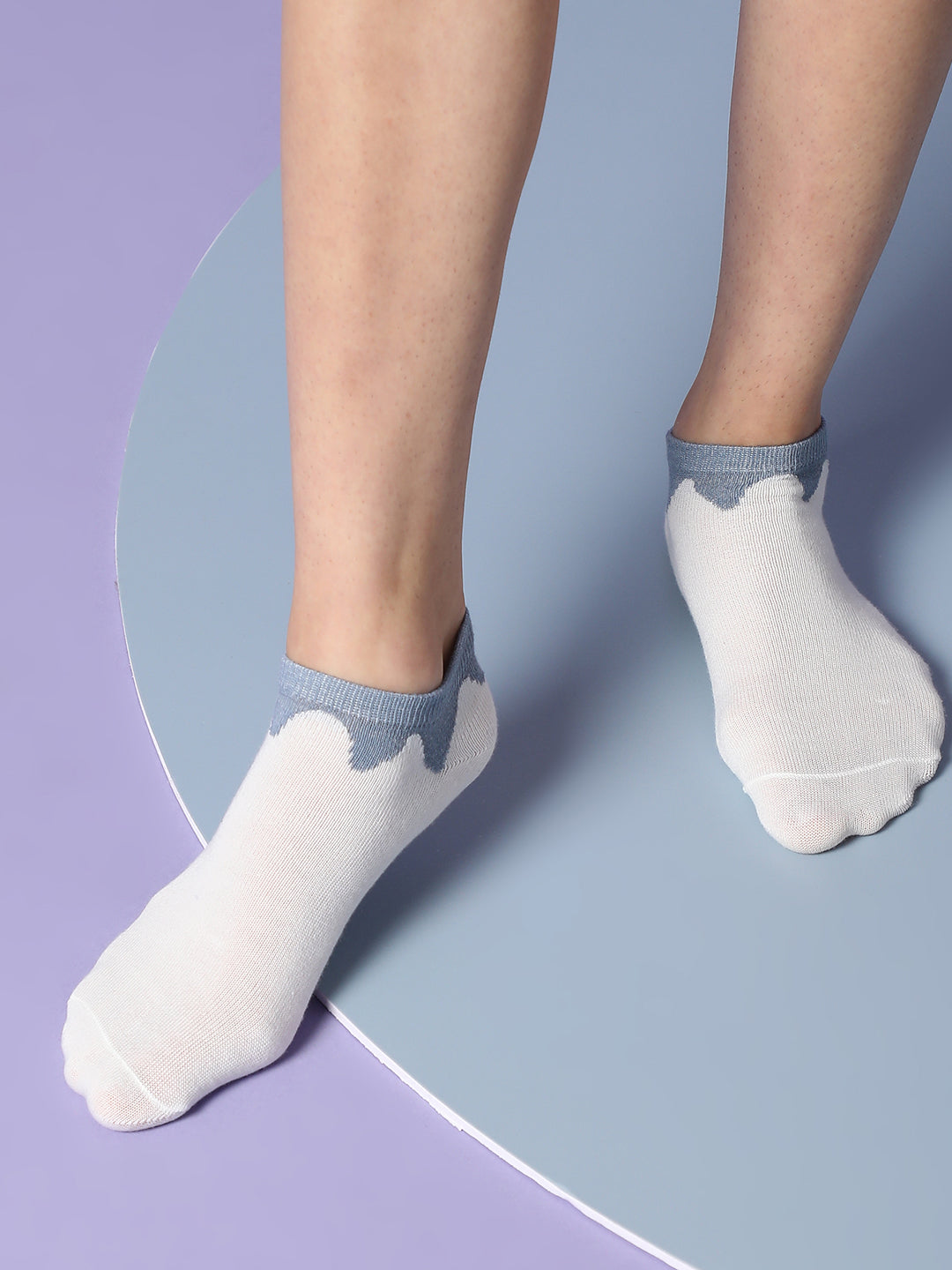 Set Of 3 Cute Ankle Length Socks