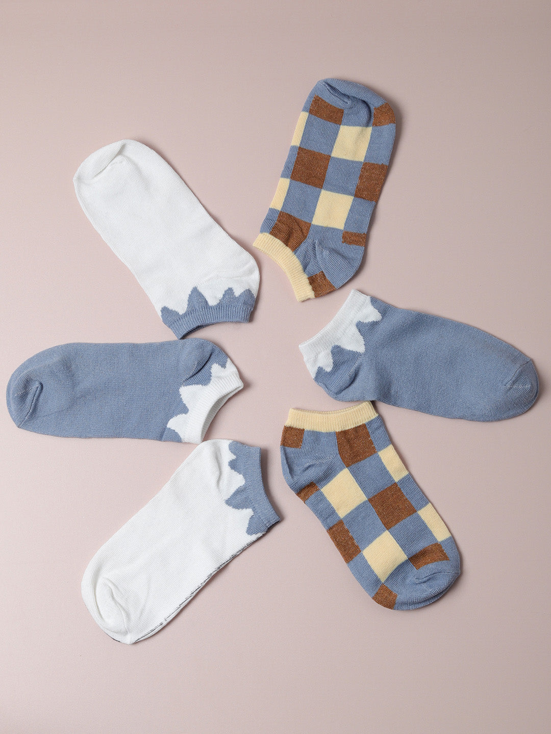 Set Of 5 Cute Ankle Legth Socks