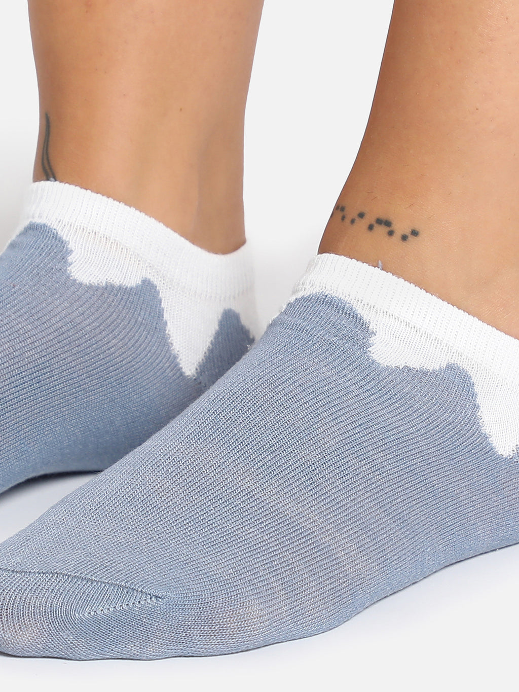 Set Of 3 Solid Ankle Length Socks