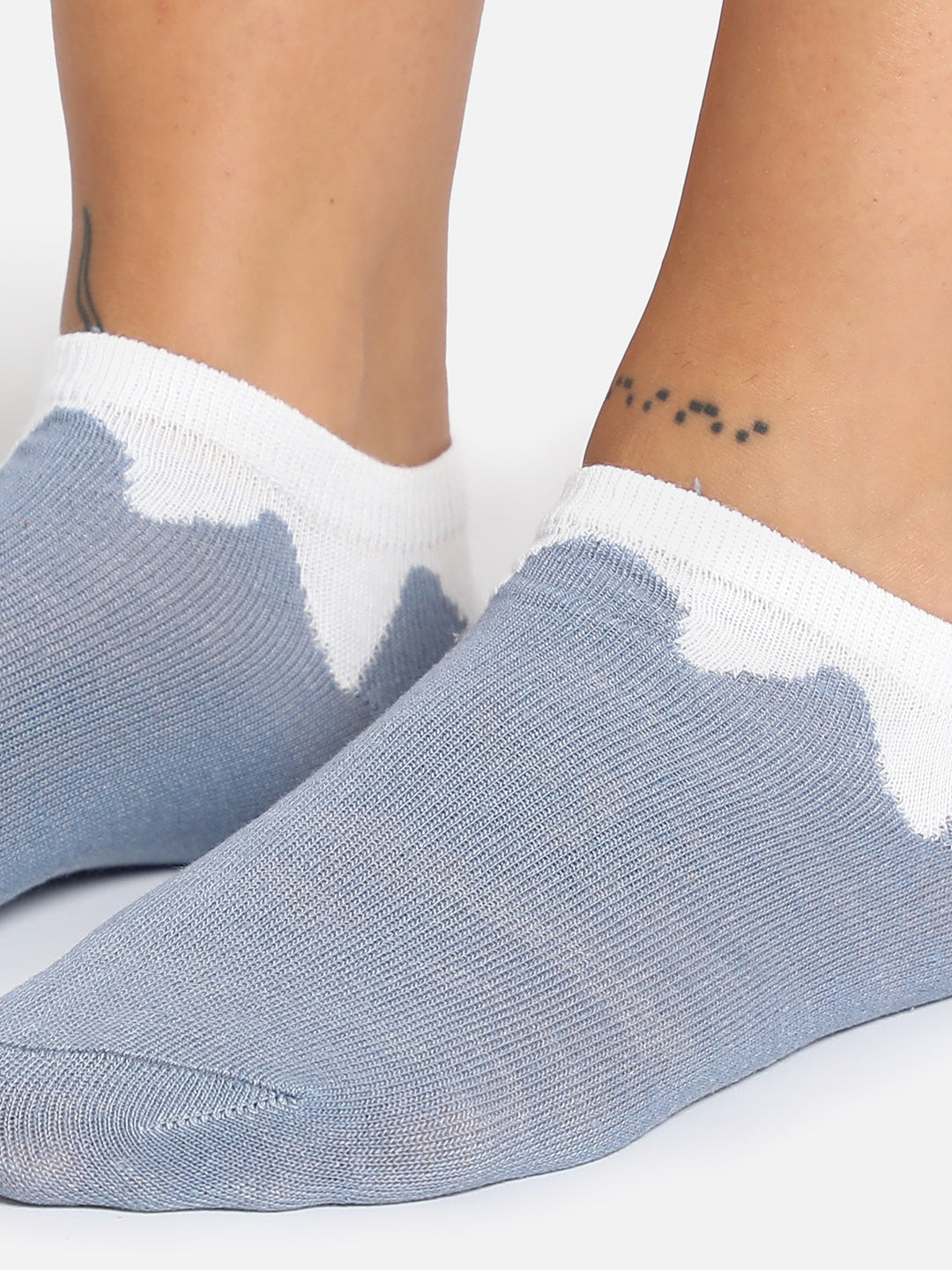 Set Of 3 Solid Ankle Length Socks