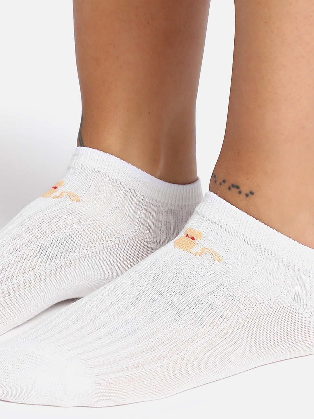 SET OF 3 WHITE ANKLE LENGTH SOCKS