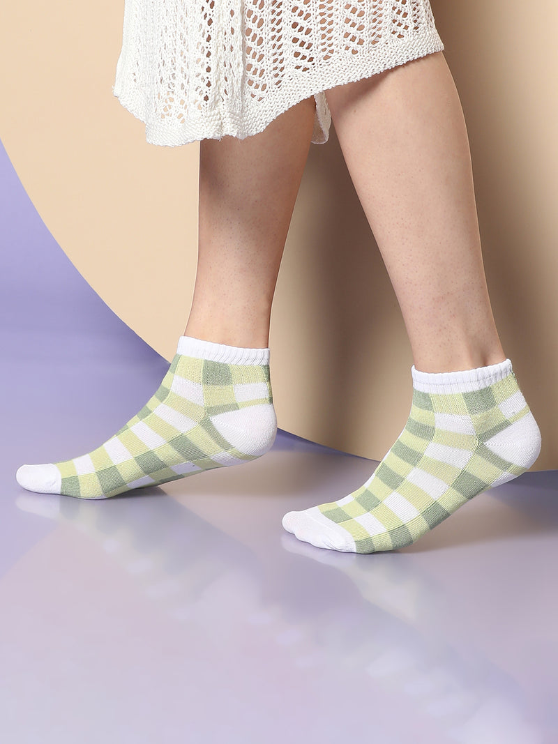 Set Of 4 Cute Ankle Length Socks